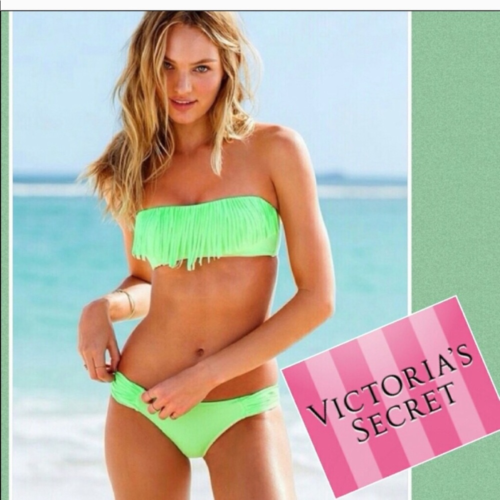 Victoria secret fringe bathing suit top